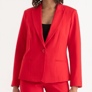 *NWT* Ricki's‎ Women's Red Blazer Classic Fit Large